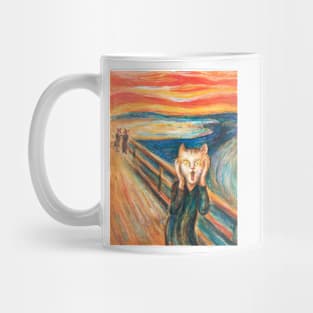 Screaming Cat Mug